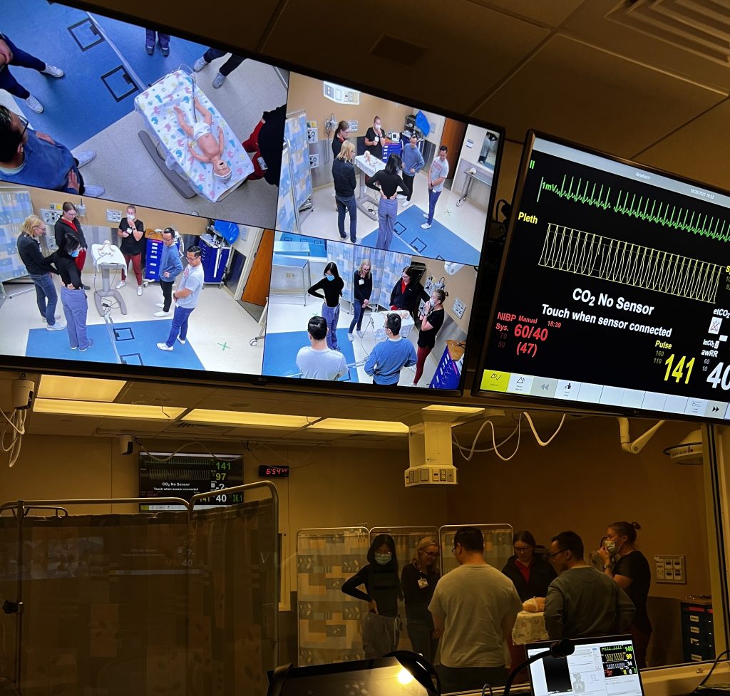 Inside view of Sim Center
